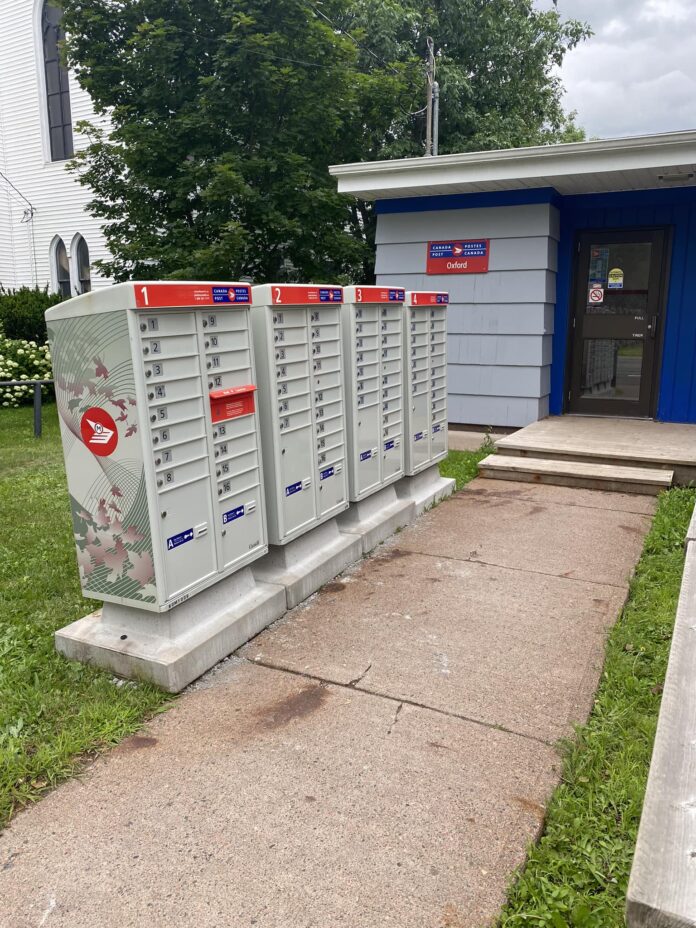 New post boxes installed at Oxford branch of Canada Post
