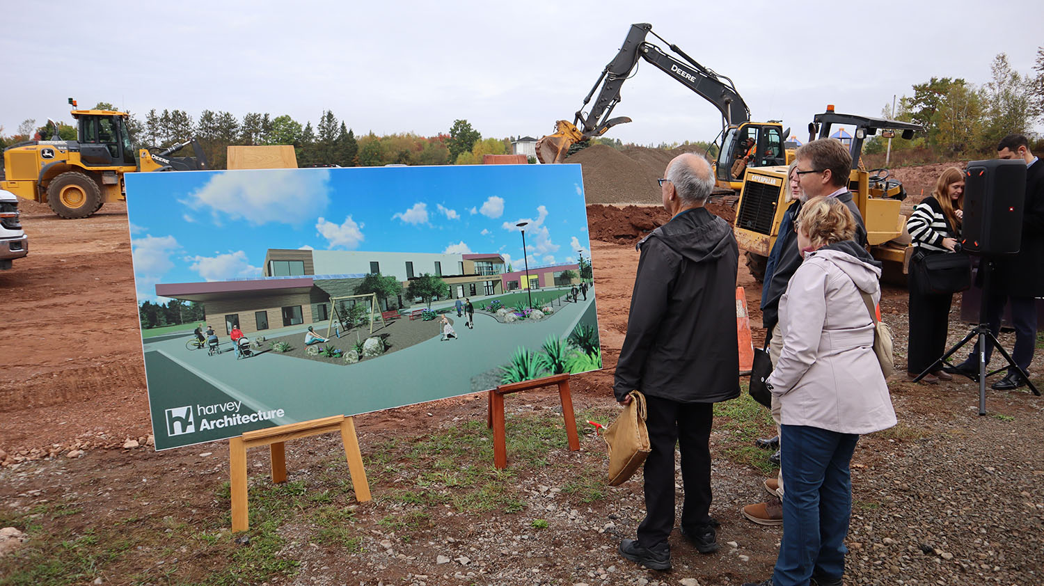 Architect's rendering of the new Oxford Community Centre building.