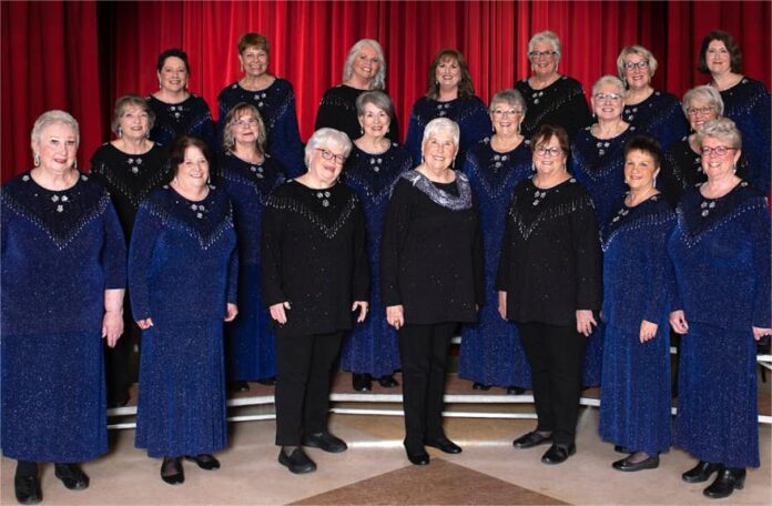 A photo of the Cobequid FunTones singing group
