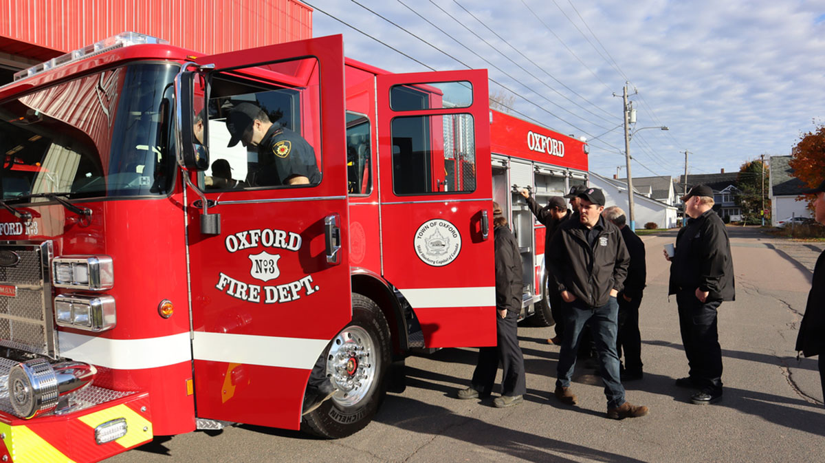 Firefighters get their first look