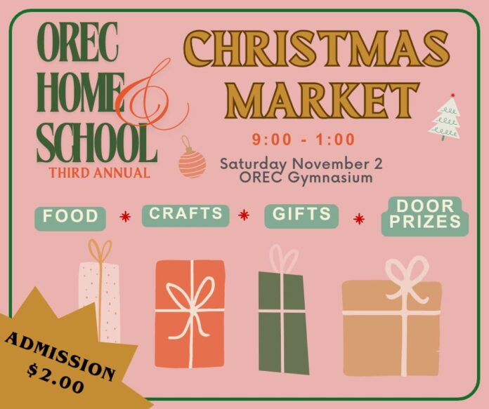 OREC Home & School Third Annual Christmas Market