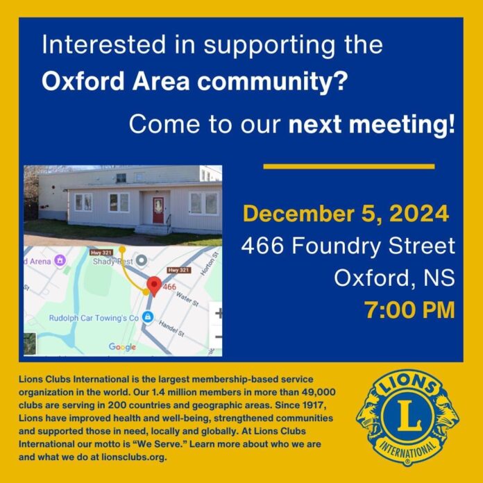 Oxford Lions Meeting