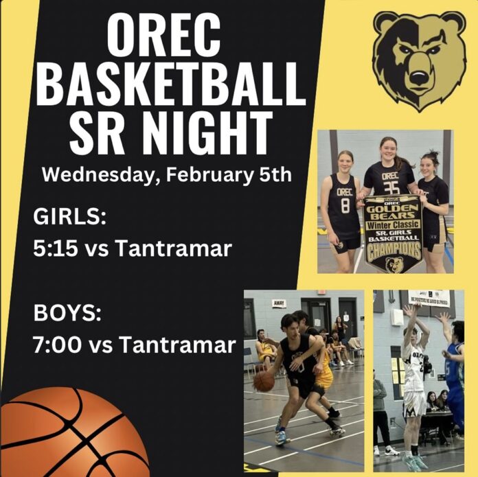 OREC Baskeetball Senior Night