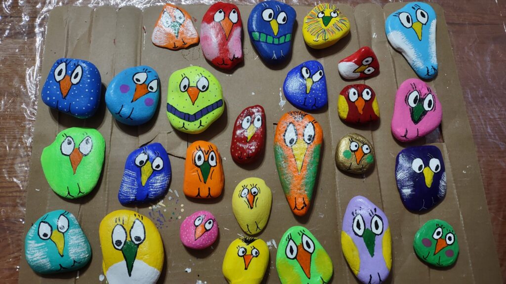 Colourful birds