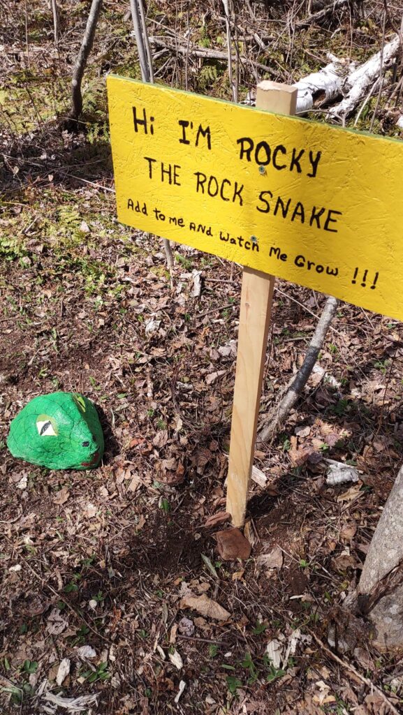 Rocky the Rock Snake (sign)