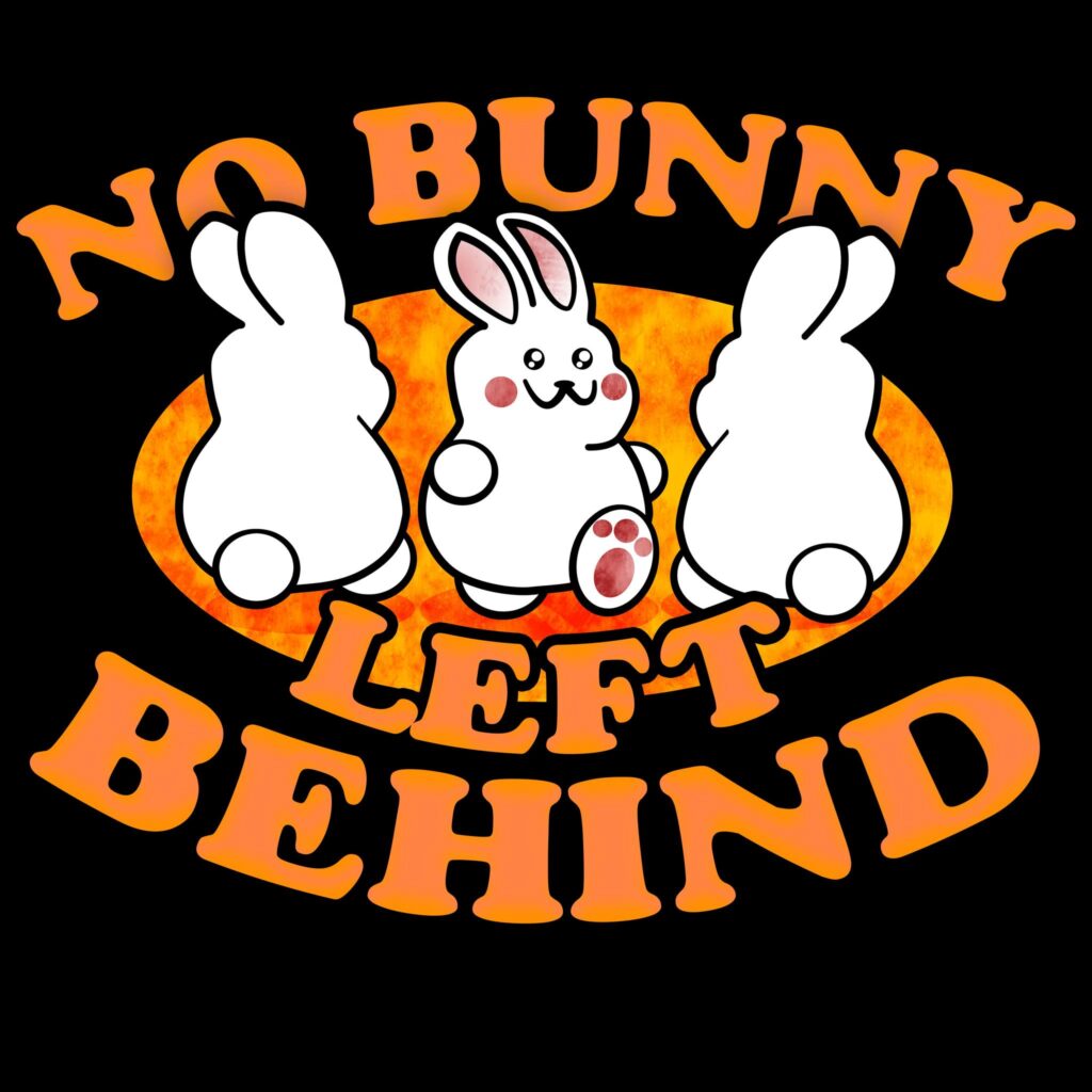 "No Bunny Left Behind" Poster, for the Pugwash Ground Search & Rescue (PGSAR) Fundraiser, 