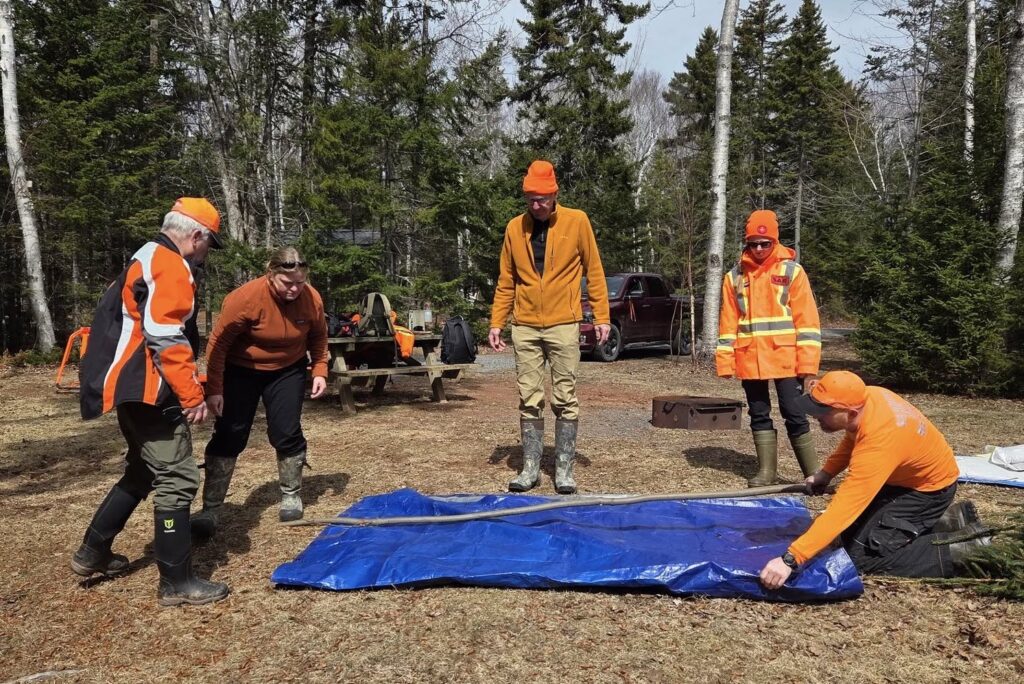 PGSAR members practice 