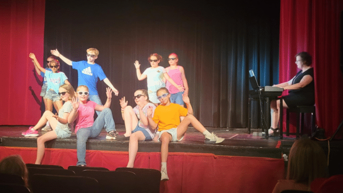 The cast of "Disney Dazzle" during Saturday afternoon's performance.