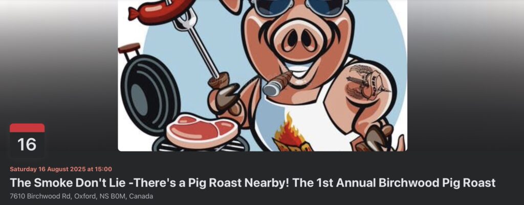 "The Smoke Don't Lie - There's a Pig Roast Nearby! The 1st Annual Birchwood Pig Roast"
